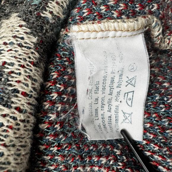 VINTAGE | MISSONI Sport Italy Print Cotton Blend Crewneck Sweater Size Medium - Picture 5 of 6